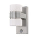 IP44 Outdoor Wall Light & PIR Sensor Stainless Steel & Silver 6W Built in LED Loops