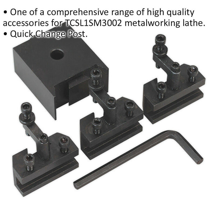 Lathe Quick Change Post - Suitable for ys08845 Compact Metalworking Lathe Loops