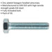 50 PACK HT Setscrew - M8 x 40mm - Grade 8.8 Zinc - Fully Threaded - DIN 933 Loops