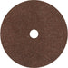 25 PACK 175mm Fibre Backed Sanding Discs - 24 Grit Aluminium Oxide Round Sheet Loops