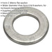 50 PACK Form C Flat Washer - M16 x 34mm - BS 4320 - Metric - Metal Spacer Loops