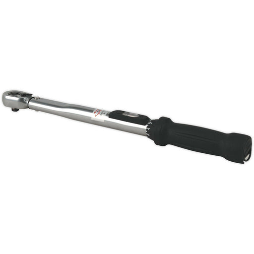 Locking Micrometer Torque Wrench - 3/8" Sq Drive - Calibrated - Flip Reverse Loops
