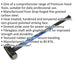 10lb Sledge Hammer - Fibreglass Handle - Rubber Grip - Drop Forged Carbon Steel Loops