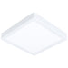 Wall / Ceiling Light White 210mm Square Surface Mounted 16.5W LED 4000K Loops