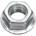 Pack of 50 Zinc Plated Serrated Flange Nut - 1.75mm Pitch - M12 - DIN 6923 Loops