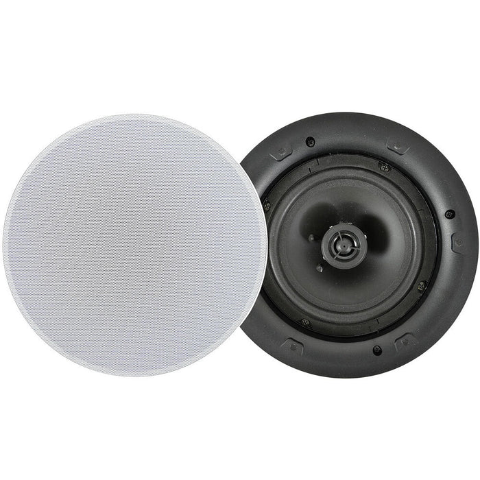 QUALITY Pair Of 6.5" 100W 2 Way Low Profile Ceiling Speaker 100V 8Ohm Wall Slim