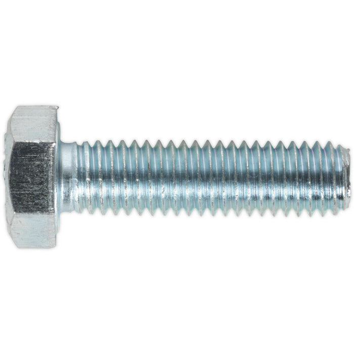 50 PACK HT Setscrew - M8 x 30mm - Grade 8.8 Zinc - Fully Threaded - DIN 933 Loops