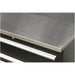 1550mm Stainless Steel Worktop for ys02602 & ys02604 Modular Floor Cabinets Loops