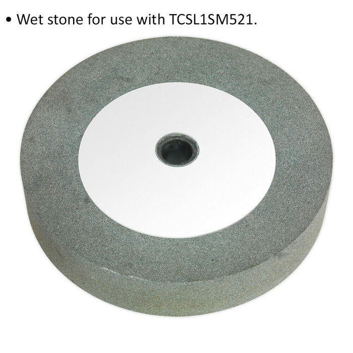 200mm Wet Stone Wheel - 20mm Bore - Suitable for ys08913 Bench Grinder Loops