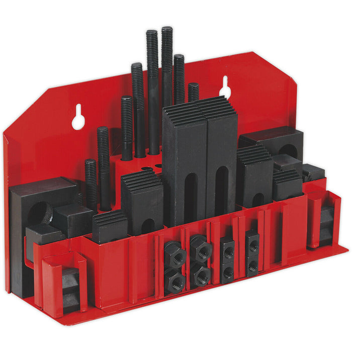 42 Piece Clamping Kit - Suitable for ys08796 Mini Drilling & Milling Machine Loops