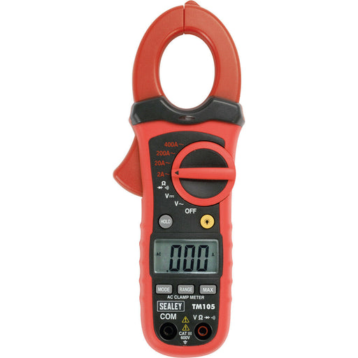 32mm 6 Function Auto-Ranging Digital Clamp Meter - Non-Contact Voltage Detection Loops
