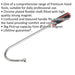 510mm Flexible Magnetic Pick Up Tool - 3kg Weight Limit - Chrome Plated Shaft Loops