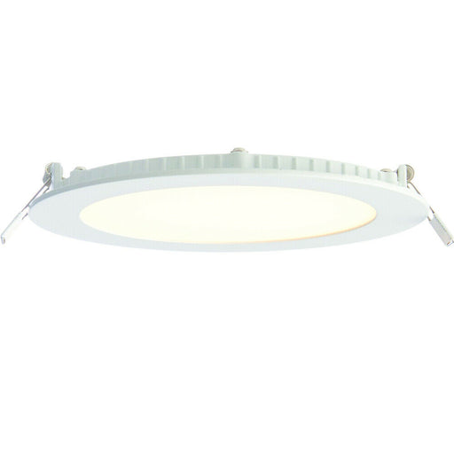 Ultra Slim Round Flush Ceiling Light 18W Warm White LED 3000k Corridor Lamp Loops