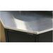 930mm Stainless Steel Corner Worktop for ys02615 Modular Corner Floor Cabinet Loops