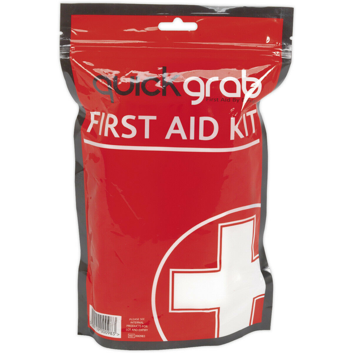 Compact First Aid Grab Bag - Travel Medical Emergency Kit - Resealable Loops