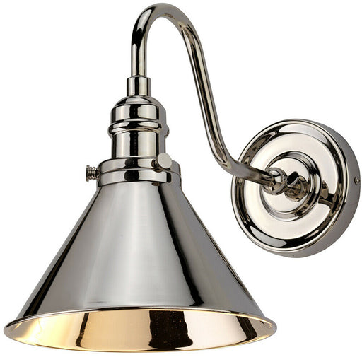 Wall Light Sconce Highly Polished Nickel Finish LED E27 60W Bulb d02096 Loops