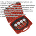 Mini-Type Vacuum Carburettor Synchronizer - 4 Mini Gauges - 900mm Delivery Tubes Loops