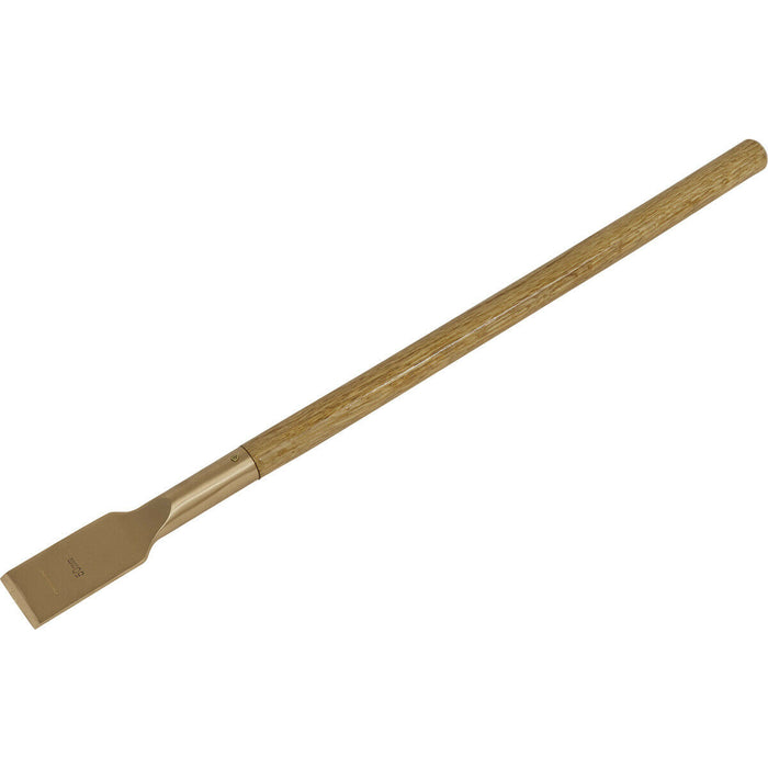 Long Handle Decorators Scraper - 50 x 690mm - Non-Sparking - Beryllium Copper Loops