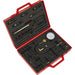 Diesel Engine Compression Test Kit - Glow Plugs & Injector Adaptors - Case Loops