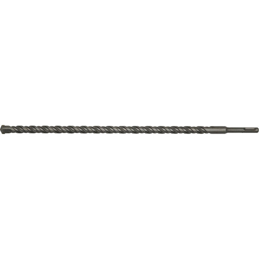 16 x 450mm SDS Plus Drill Bit - Fully Hardened & Ground - Smooth Drilling Loops