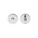 Thumbturn Lock And Release Handle Concealed Fix 80mm Spindle Polished Chrome Loops