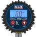 150psi DIGITAL Tyre Pressure Gauge with Swivel Head & Quick Release Valve Loops