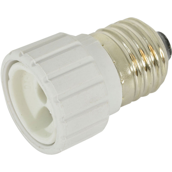 5x LED Spot Light Bulb Adapter E27 Edison Screw To Mini GU10 Bayonet Converter Loops