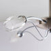 Semi Flush Ceiling Light Satin Chrome & Glass 3 Bulb Water Drop Shade Pendant Loops
