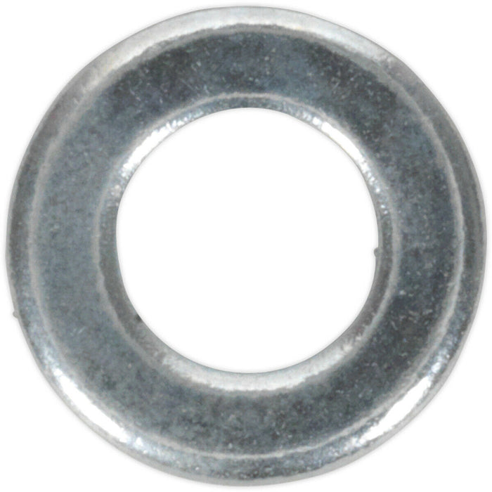 100 PACK Form A Flat Zinc Washer - M5 x 10mm - DIN 125 - Metric - Metal Spacer Loops