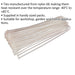 100 PACK White Cable Ties - 300 x 4.4mm - Nylon 66 Material - Heat Resistant Loops