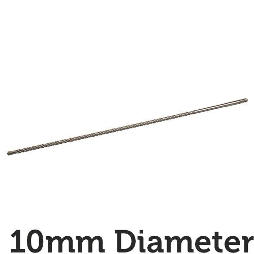 PRO 10mm x 600mm SDS Plus Masonry Drill Bit Tungsten Carbide Cutting Head Tip Loops