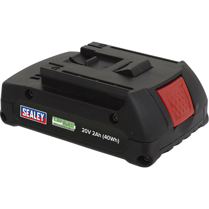 20V 2Ah Lithium-ion Power Tool Battery for ys03538 & ys03540 Cordless Riveters Loops