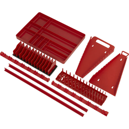 9 PACK Tool Drawer Chest Storage Organizer Set - Spanner Screwdriver Plier Rack Loops