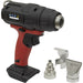 20V Cordless Hot Air Gun - BODY ONLY - Spring Loaded Bezel - Three Nozzles Loops