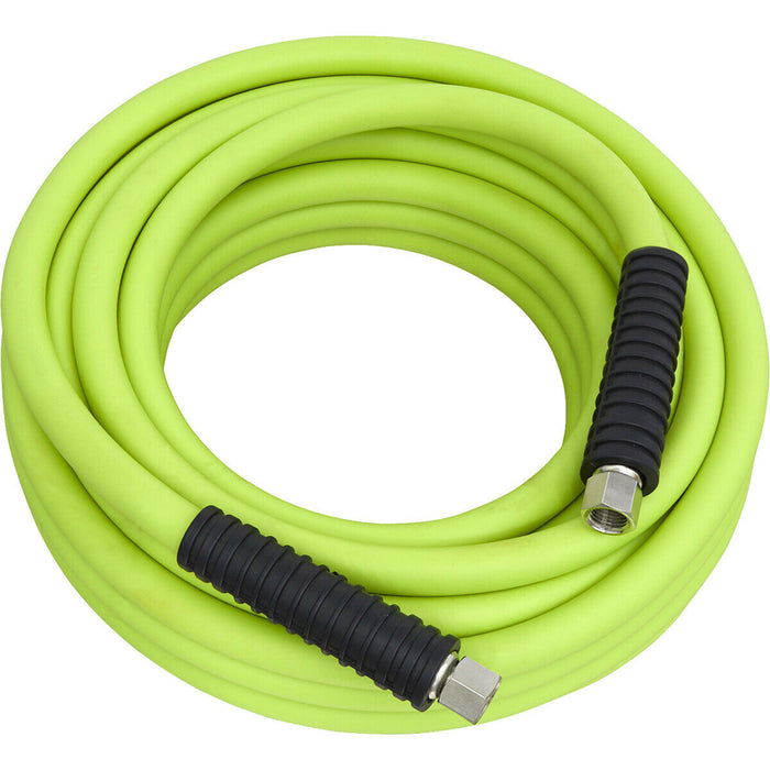 Green High-Vis Hybrid Air Hose with 1/4 Inch BSP Unions - 10 Metres - —  LoopsDirect