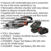 20V Cordless Handheld Vacuum Cleaner Kit - 2 Batteries & Charger - Canvas Bag Loops