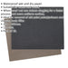 25 PACK Wet & Dry Abrasive Sand Paper - 230 x 280mm - 120 Grit - Waterproof Loops
