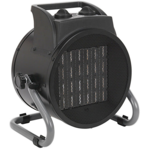 3000W Industrial PTC Fan Heater - 2 Heat Settings - Fan Only Mode - 10000 Btu/hr Loops