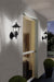 IP44 Outdoor Wall Light Black Aluminium Lantern 1 x 60W E27 Bulb Porch Lamp - LoopsDirect