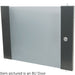 19" 20U Locking Glass Door For Rack Data Cabinets Patch Panel Storage Module PA Loops