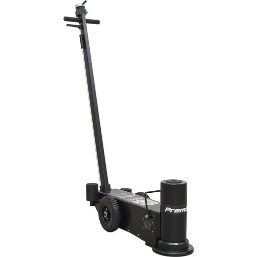 Air Operated Trolley Jack - 30 Tonne Capacity - Single Stage - 772mm Max Height Loops