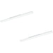 2 PACK Wall / Ceiling Light White 1195mm Slim Strip Panel 36W LED 4000K Loops