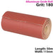 50m 180 Grit Aluminium Oxide Sand Paper Rolls Long Life Sanding Grinding Sheet Loops