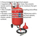 Portable Sand / Shot Blasting Gun Kit & 75L Water Trap 92KG Grit Hopper & Wheels Loops