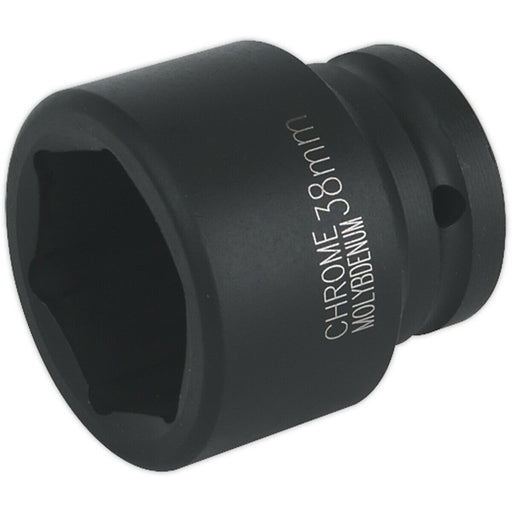 38mm Forged Impact Socket - 3/4 Inch Sq Drive - Chromoly Impact Wrench Socket Loops