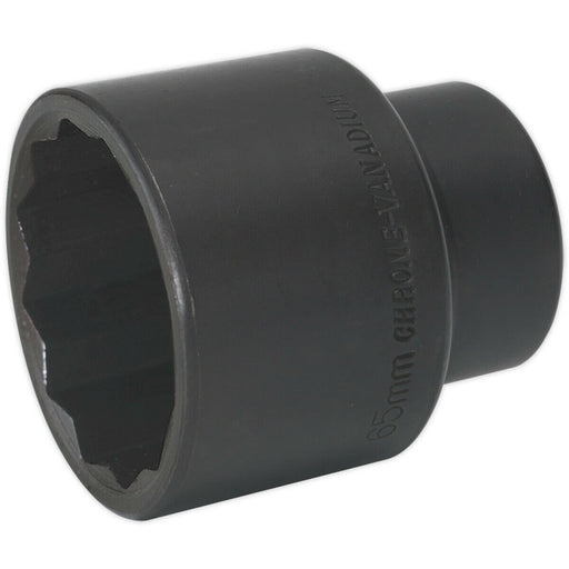 50mm Forged Bi-Hex Impact Socket - 3/4" Sq Drive - Corrosion Resistant - Steel Loops
