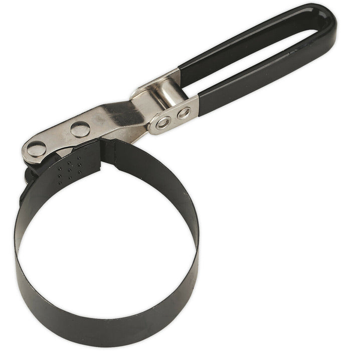 Oil Filter Band Wrench - 89-98mm Capacity - PVC Dipped Handle - Swivel Action Loops