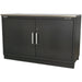 1550mm Heavy Duty Modular Floor Cabinet - Two Door - Steel - Adjustable Shelf Loops