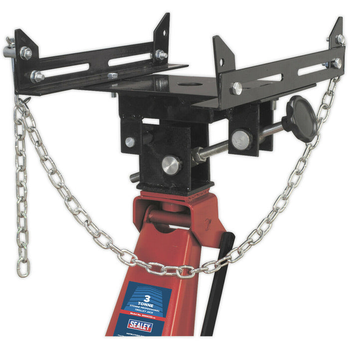 200kg Capacity Transmission Cradle - Suitable For Use With ys00099 Trolley Jack Loops