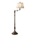 Floor Lamp Multi Direction Moveable Swing Arm Desert Linen Fabric LED E27 60W Loops